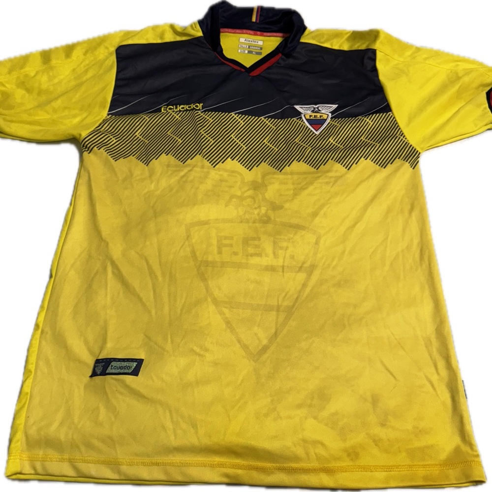 Yellow and Black Men's Shirt